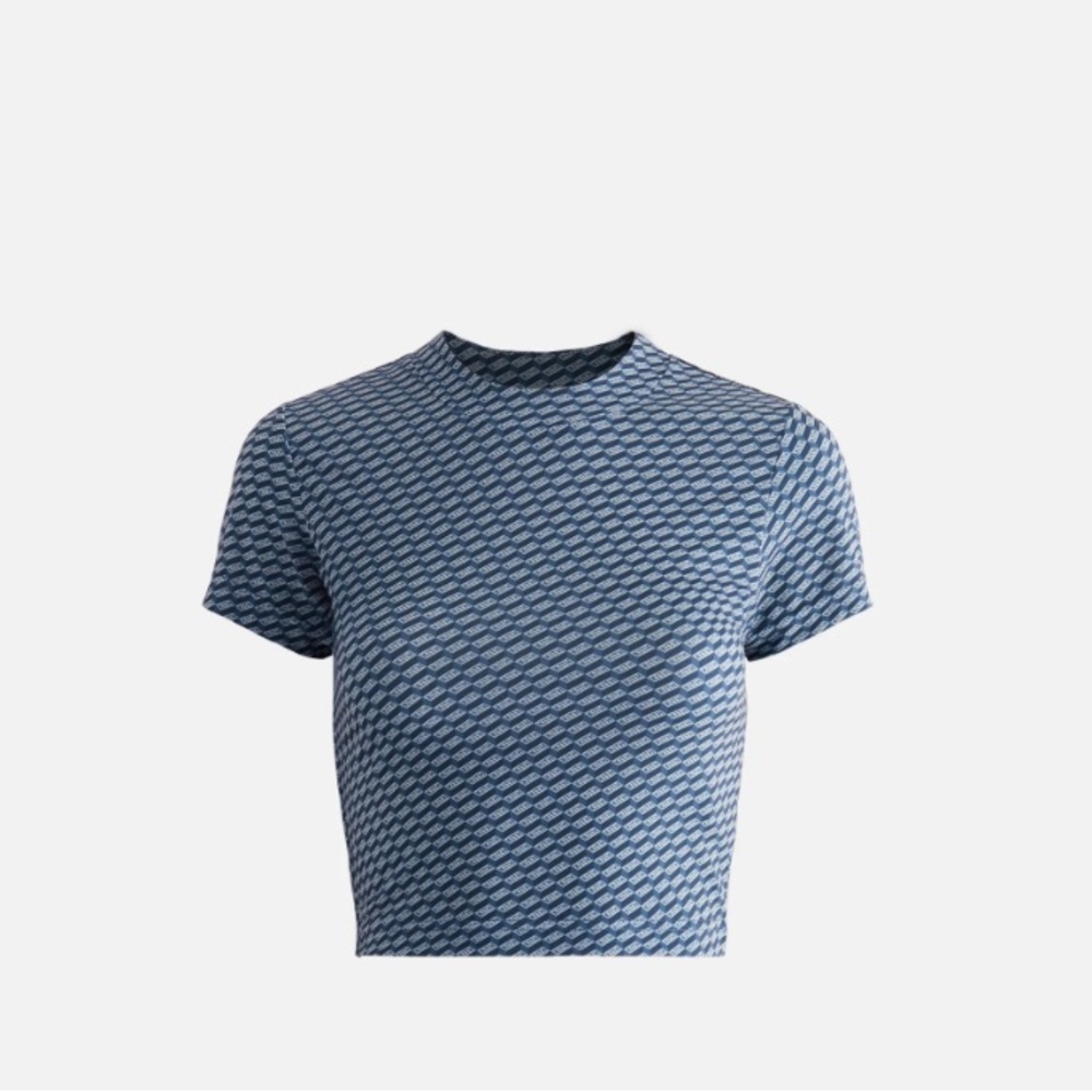 New with tags Kith mulberry sheer monogram tee